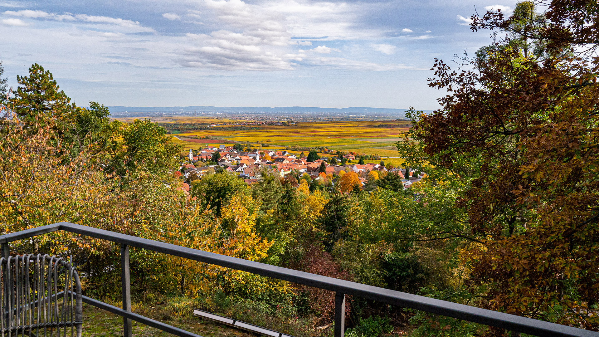 Blick von Blakon auf Ebene